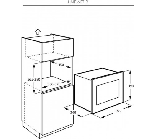 Микроволновая печь Kuppersberg HMF 627 B
