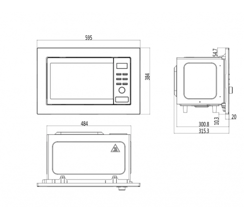 Микроволновая печь Candy CMXBDG207B