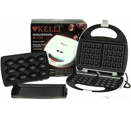 Многофункциональная сэндвичница Kelli KL-1701