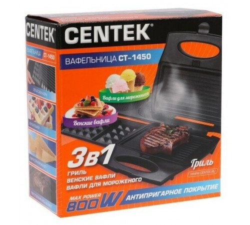 Вафельница CENTEK CT-1450