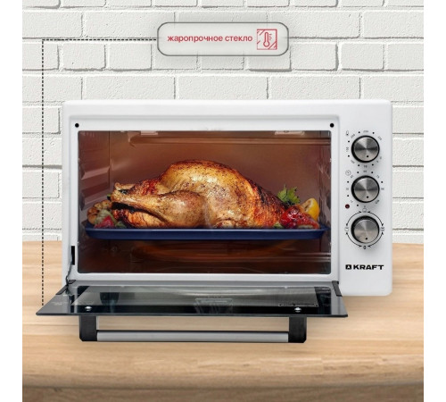 Мини-печь Kraft KF-MO 3800 W