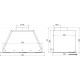 Вытяжка Elikor Врезной блок Flat 52П-650-К3Д (белый)
