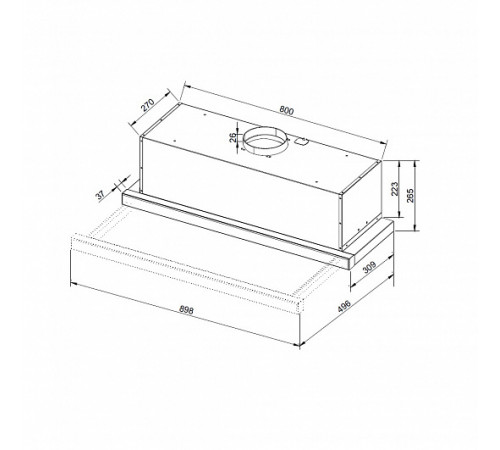 Вытяжка Korting KHP 9975 GW