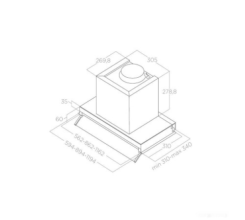 Вытяжка Elica Box In Plus IXGL/A/60 PRF0097795A