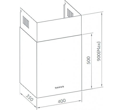 Вытяжка Weissgauff Box 40 PB Inox