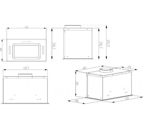 Вытяжка Evelux Arvid 60 BG