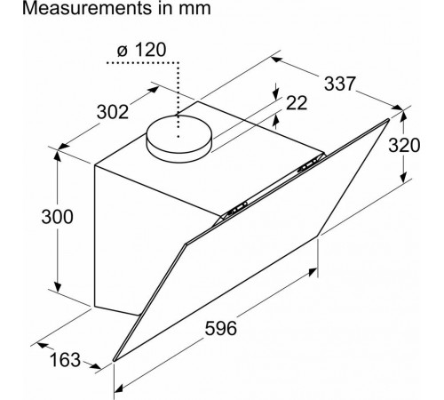 Вытяжка Bosch Serie 2 DWK64PJ60T