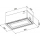 Вытяжка Weissgauff Quadra 600 Touch Black Glass