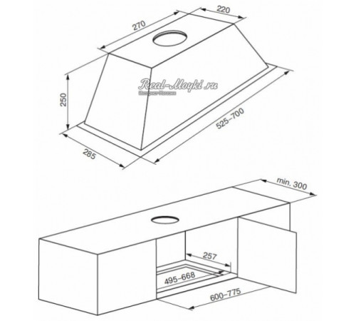 Вытяжка Kuppersberg Inlinea 70 X