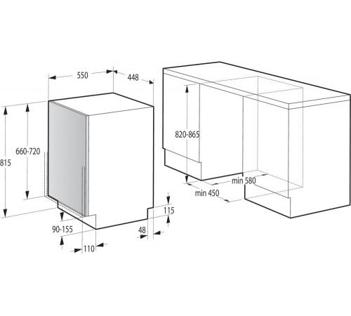 Посудомоечная машина Gorenje GV572D10
