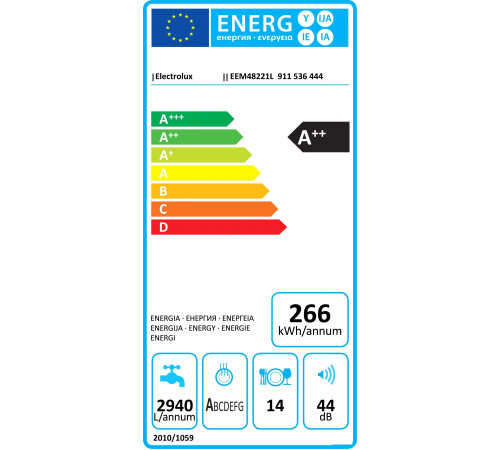 Посудомоечная машина Electrolux EEM48221L