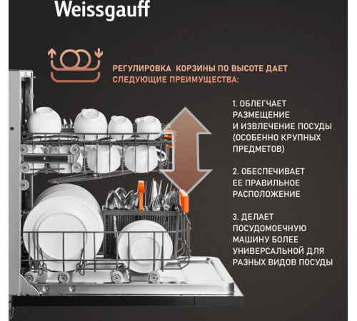 Посудомоечная машина Weissgauff BDW 4525 Infolight