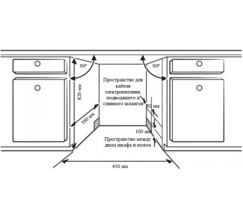 Посудомоечная машина Weissgauff BDW 4536 D Inverter AutoOpen Infolight
