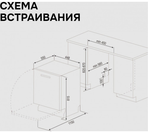 Посудомоечная машина Zigmund & Shtain DW 311.4