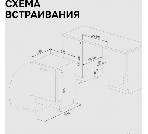 Посудомоечная машина Zigmund & Shtain DW 311.6