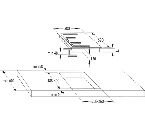 Варочная панель Gorenje GC321B