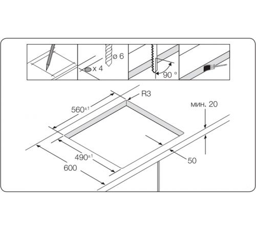 Варочная панель Samsung NZ64T3536DK
