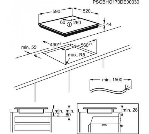 Варочная панель Electrolux CIR60433