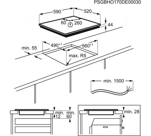 Варочная панель Electrolux EIV63440BS