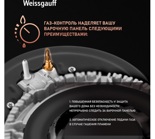 Варочная панель Weissgauff HGG 320 BGL