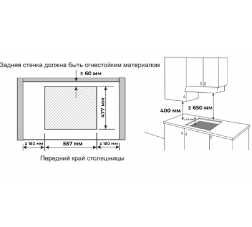 Варочная панель Meferi MGH604WH LIGHT