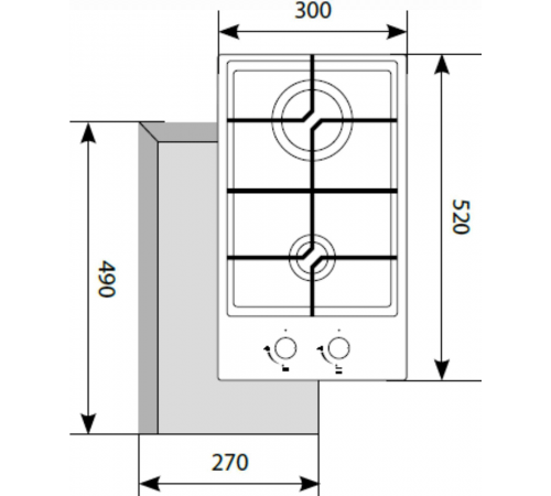 Варочная панель LEX GVG 321 BL
