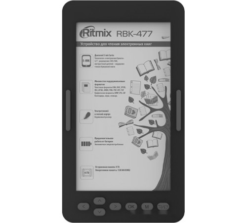 Электронная книга Ritmix RBK-477