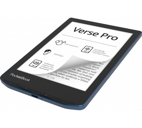 Электронная книга PocketBook A4 634 Verse Pro (лазурный)