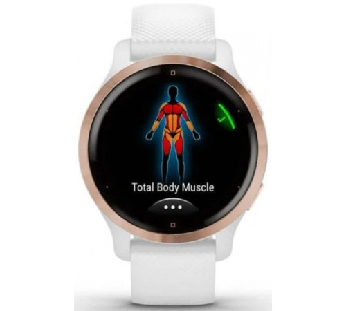 Умные часы Garmin Venu 2S (розовое золото/белый)
