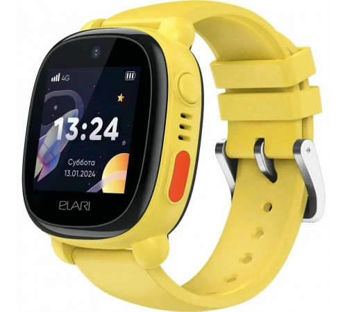 Детские умные часы Elari KidPhone 4G Lite (желтый)