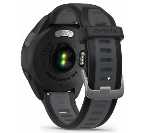 Умные часы Garmin Forerunner 165 (черный/сланцево-серый)