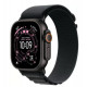 Умные часы Apple Watch Ultra 3 LTE 49 мм (титановый корпус, черный/черный, текстильный ремешок размера M)