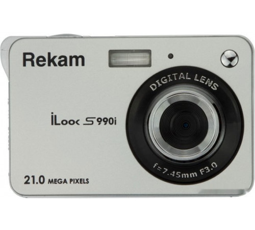Цифровая фотокамера REKAM iLook S990i (серебристый)