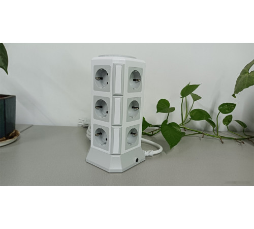 Сетевой фильтр Ritmix RM-2123C (белый)