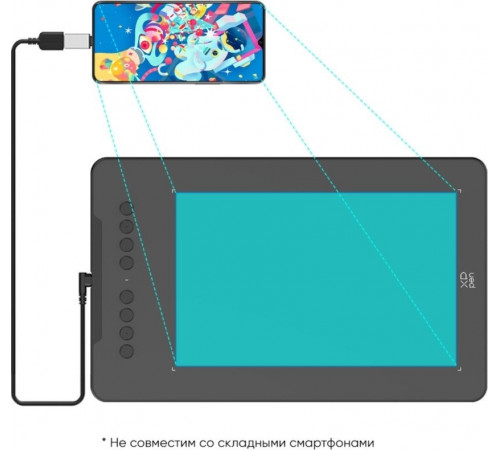 Графический планшет XP-Pen Deco 01 V3 (зеленый)