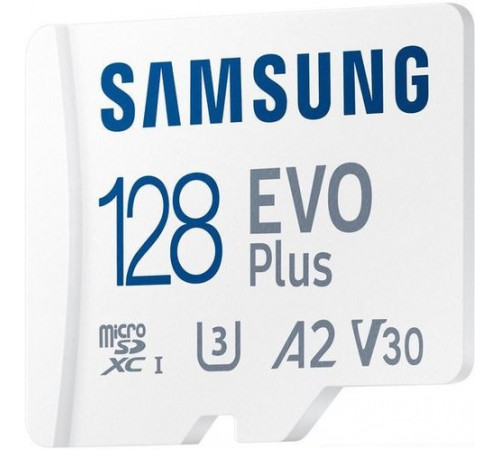 Карта памяти Samsung EVO Plus 2021 microSDXC 128GB (с адаптером)