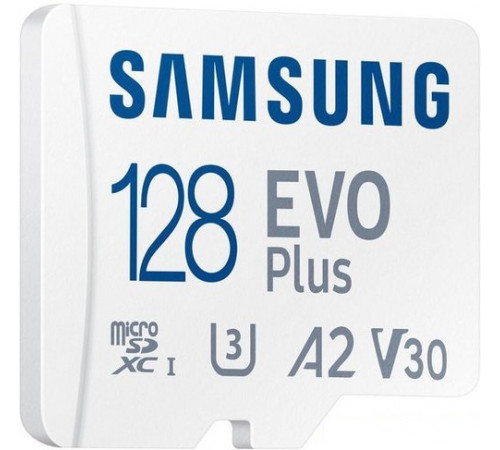 Карта памяти Samsung EVO Plus 2021 microSDXC 128GB (с адаптером)
