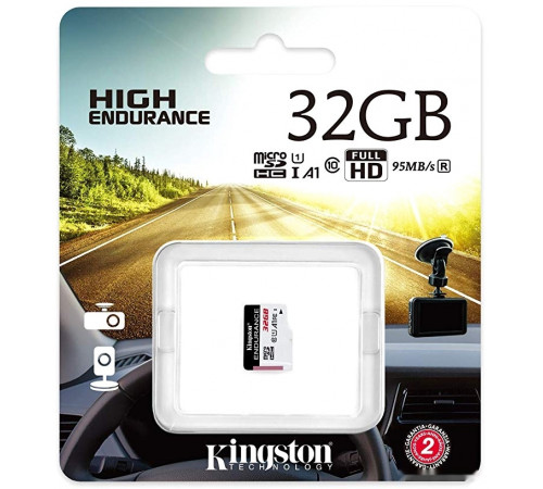 Карта памяти Kingston High Endurance microSDHC 32GB