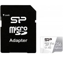 Карта памяти Silicon Power Superior microSDXC SP256GBSTXDA2V20SP 256GB (с адаптером)