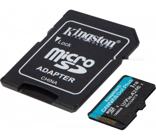 Карта памяти Kingston Canvas Go! microSDXC 1TB SDCG4/1TB (с адаптером)