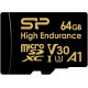 Карта памяти Silicon Power Golden Series High Endurance microSDXC SP064GBSTXDV3V1HSP 64GB (с адаптером)