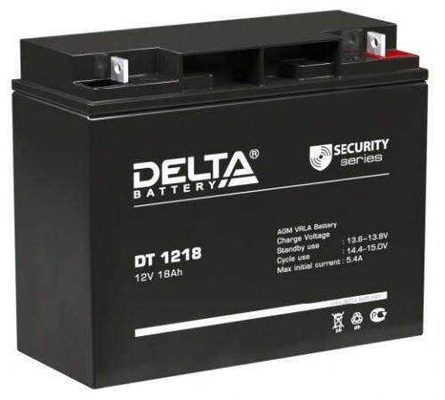 Аккумулятор для ИБП DELTA DT 1218 (12В/18 А·ч)