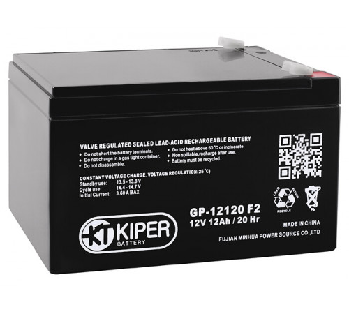 Аккумулятор для ИБП Kiper GP-12120 F2 (12В/12 А·ч)