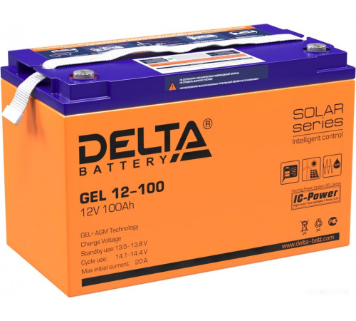 Аккумулятор для ИБП DELTA GEL 12-100 (12В/100 А·ч)