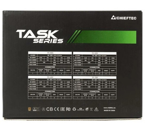 Блок питания Chieftec Task TPS-600S (черный)