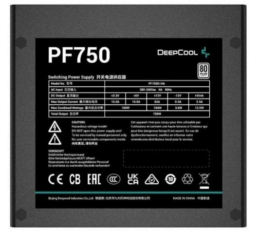 Блок питания Deepcool PF750