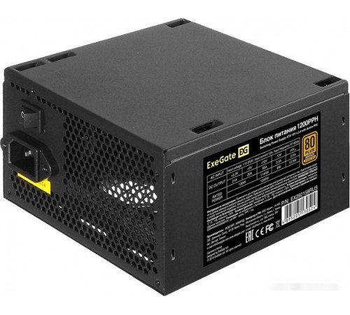 Блок питания Exegate 1200PPH 80 Plus Bronze EX292158RUS