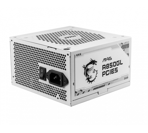 Блок питания MSI MAG A850GL PCIE5 WHITE