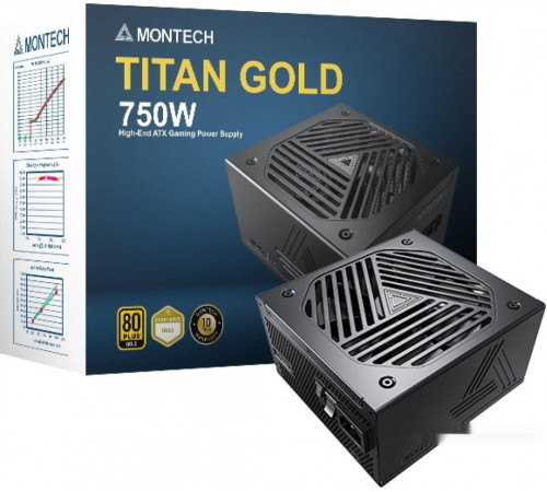 Блок питания Montech Titan Gold 750W