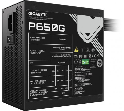 Блок питания Gigabyte P650G